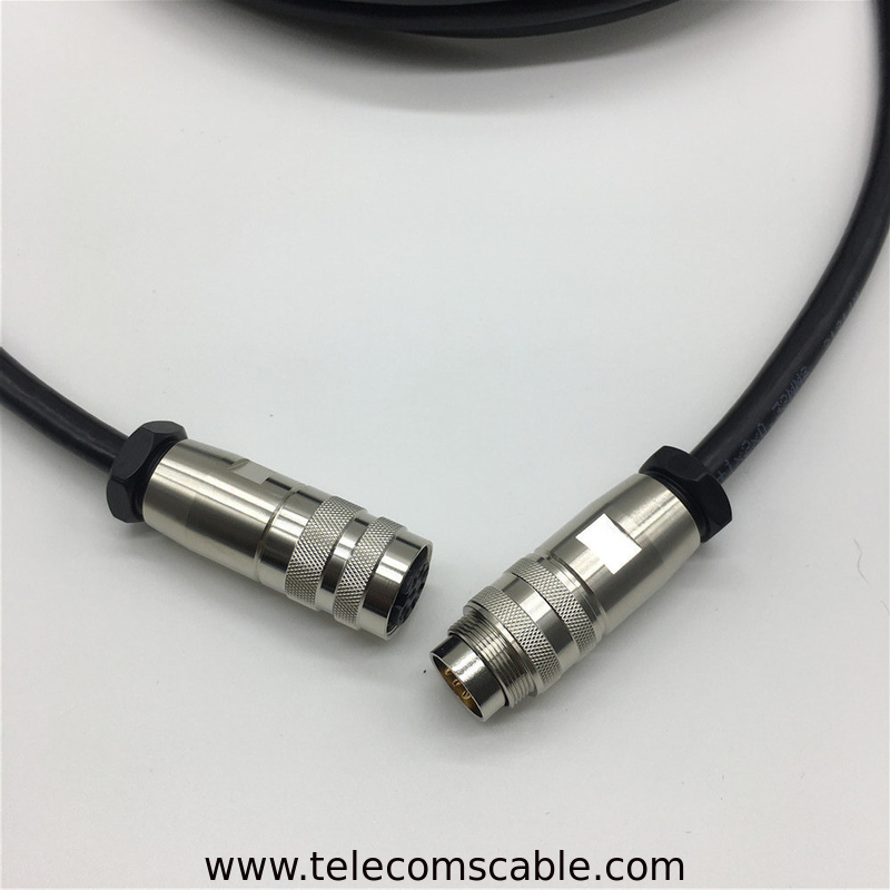 Cross Over AISG RET Cable 300mm Alcatel Lucent Male 8 Pin To Female 8 Pin